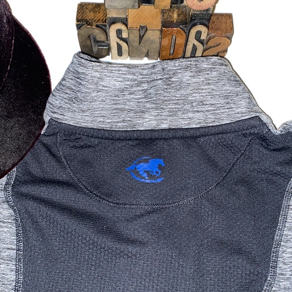 🆕🏇SMARTPAK Equestrian Insect Shield Repellant 1/4 Zip Long Sleeve Shirt - Picture 6 of 8